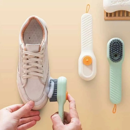 Multi-Functional Cleaning Brush With Soap Dispenser