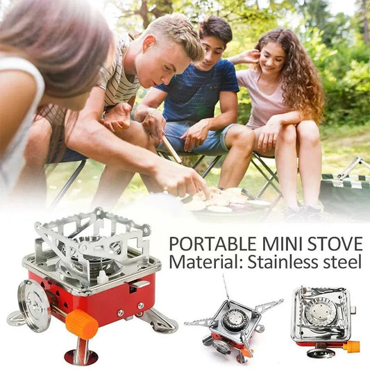 Portable Folding Camping Stove Strong Fire Heater