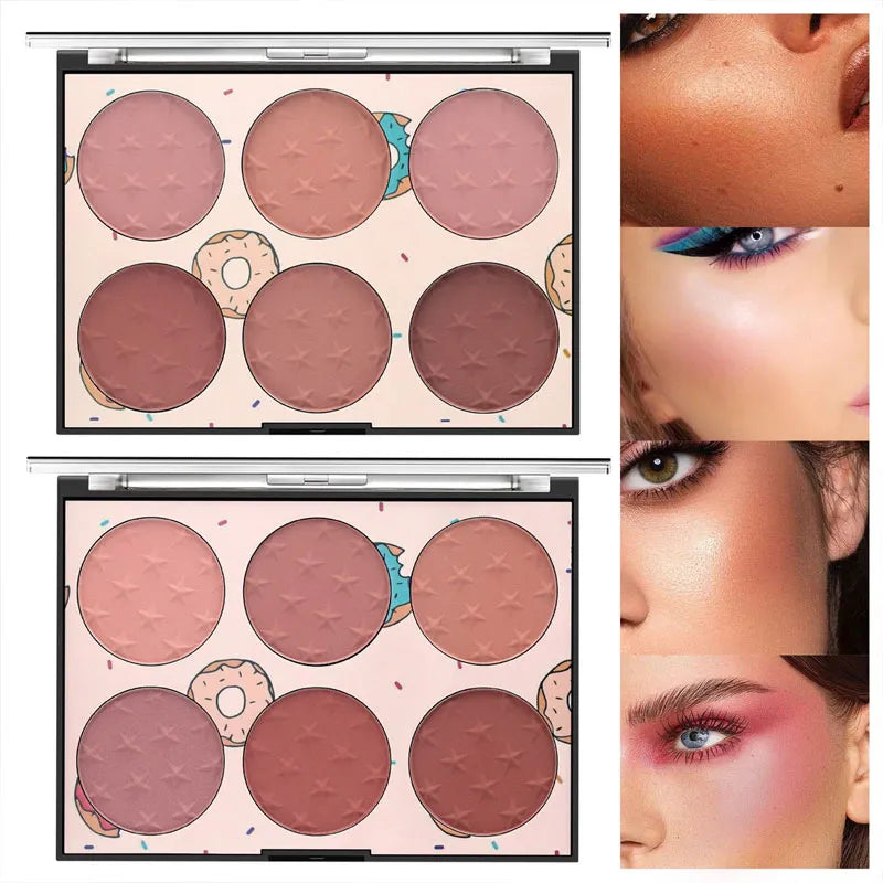 Miss Rose 6 Shades Blush Kit