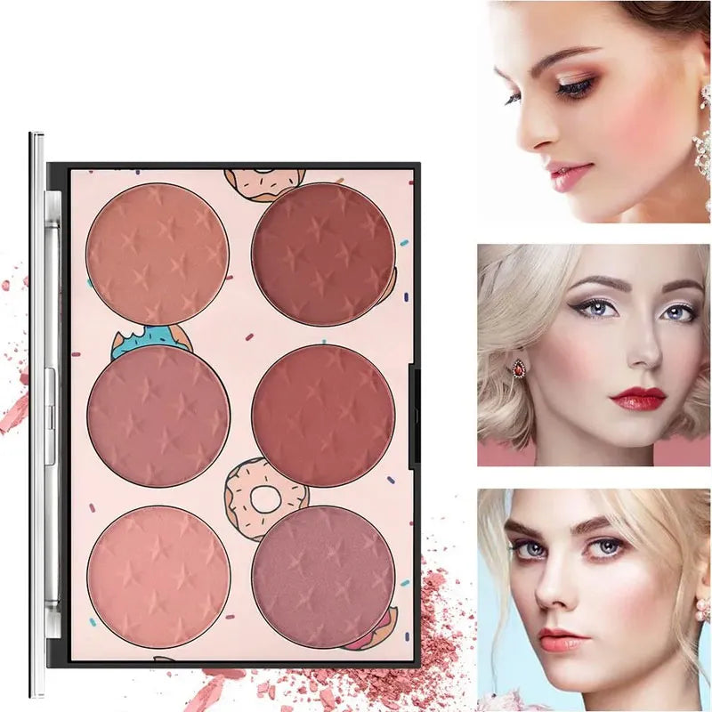 Miss Rose 6 Shades Blush Kit