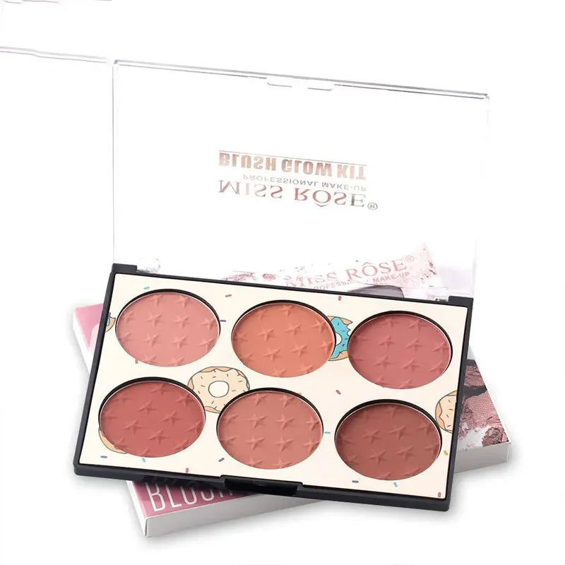 Miss Rose 6 Shades Blush Kit