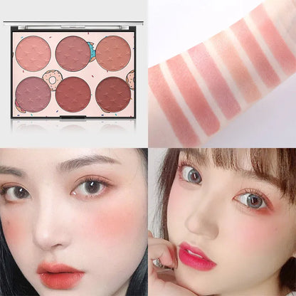 Miss Rose 6 Shades Blush Kit