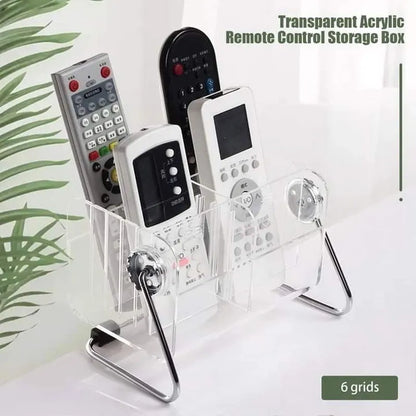 Acrylic Remote, Mobile & Cosmetic Holder Organizer