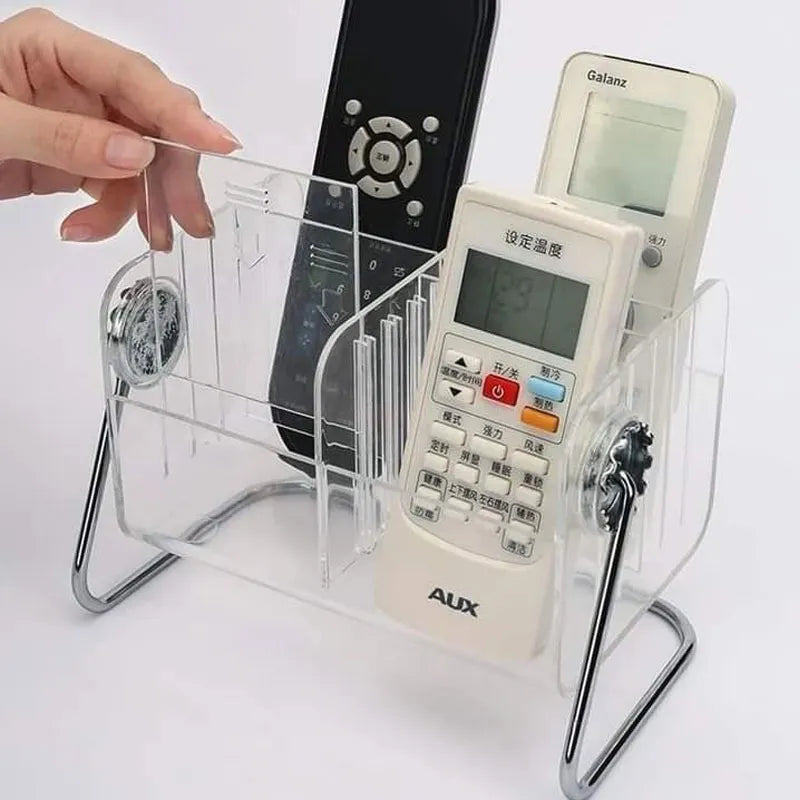 Acrylic Remote, Mobile & Cosmetic Holder Organizer