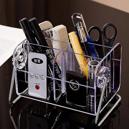 Acrylic Remote, Mobile & Cosmetic Holder Organizer