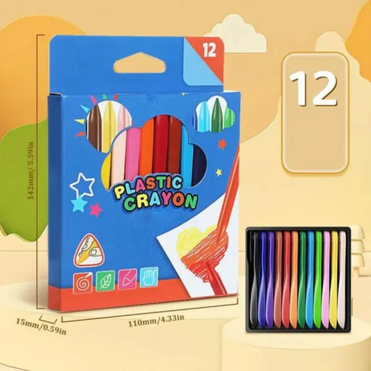 Plastic Crayons ( Pack Of 12