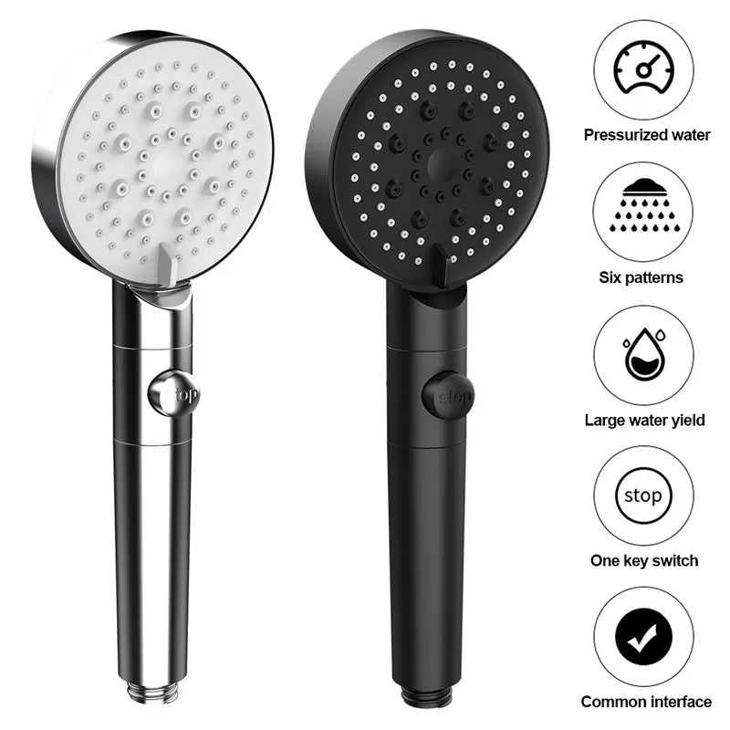 Bathroom Shower Head High Pressure 5 Modes